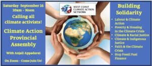 Hands around an image of the Earth