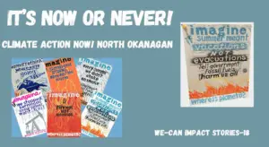 "It's now or Never" on blue background