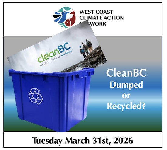 A CleanBC brochure in the recycling