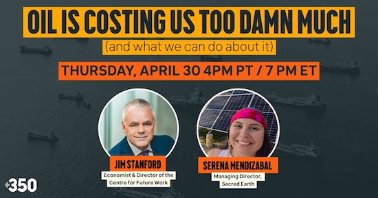 Event: Oil is Costing Us Too Damn Much