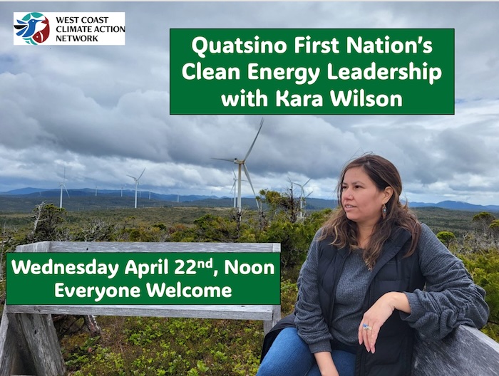 Read more about the article Lunch & Learn with Kara Wilson: Quatsino First Nation’s Clean Energy Leadership – Register Now!