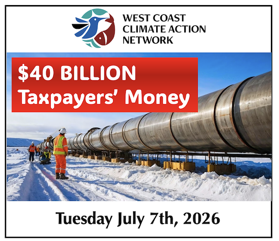 Newsletter image - a large pipeline in the north with workers standing next to it
