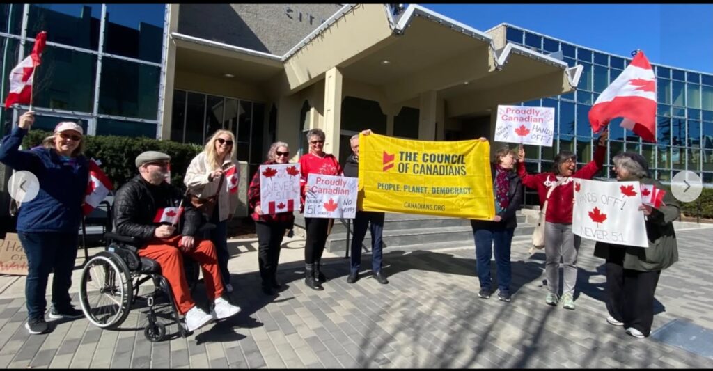 Council of Canadians Rally