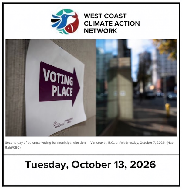 "Voting Place" sign with arrow