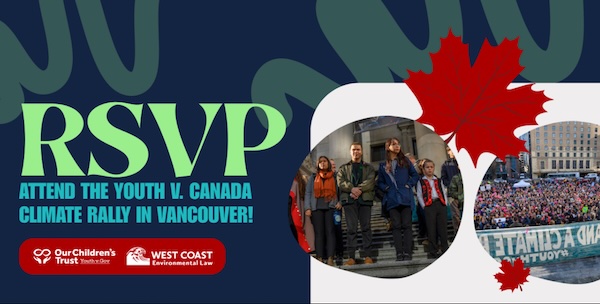 RSVP to Youth V. Canada Climate Rally