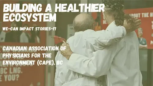 CAPE Two doctors with their backs turned and arms around eachother