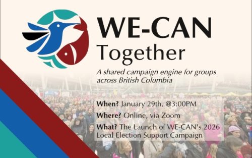 WE-CAN Together Event Jan 29, at 3 pm
